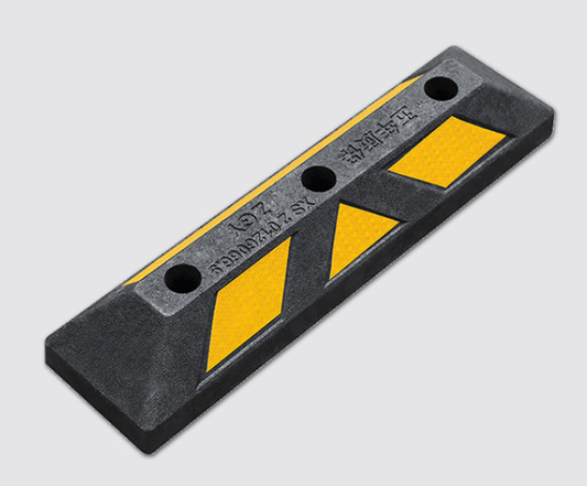 59x15x9cm European Style Rubber Parking Stop - Front View