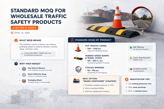 Standard MOQ for Wholesale Traffic Safety Products: A Buyer's Guide