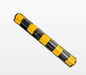 60x10x1cm Round Rubber Corner Protector - Product View
