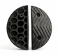 Chevron Pattern Rubber Speed Bump - End Caps Detail
