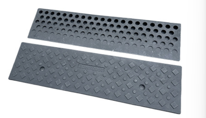 All Black Rubber Curb Ramp - Installation View
