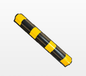 60x10x1cm Round Rubber Corner Protector - Product View
