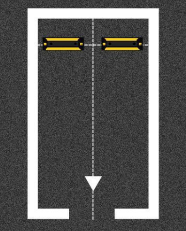 European Style Rubber Parking Stop - Application Scene
