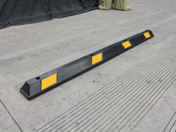 Extended Polka Dot Rubber Parking Stopper - Size Options
